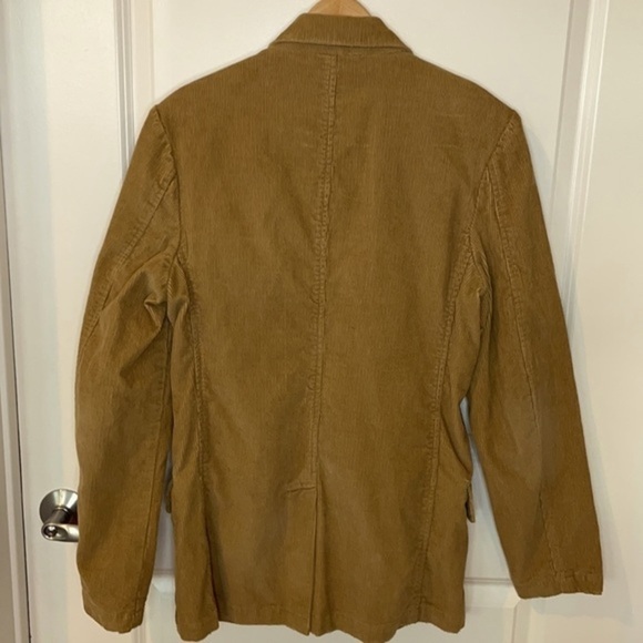 GUESS | Tan GUESS Corduroy Blazer Jacket, Size Men’s Small Petite (SP) - Picture 7 of 7
